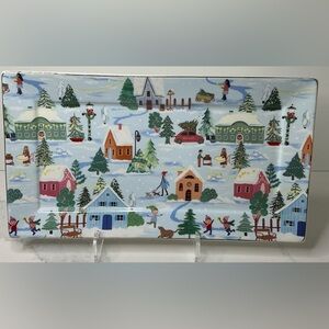 Monterey Bay Rectangle Platter 8" x 14" Fine Porcelain New